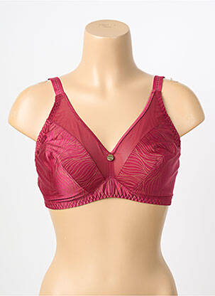 Soutien-gorge sans armature haut soutien-gorge emboitant rouge ANTIGEL femme
