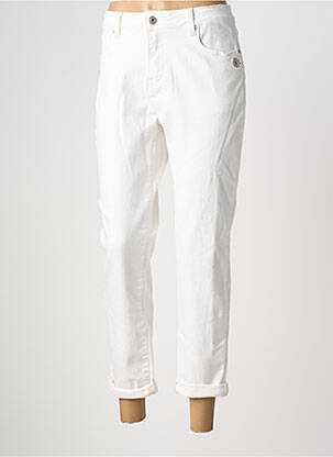 Jeans coupe slim beige SARAH JOHN femme