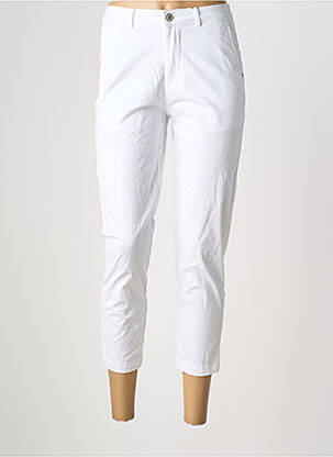 Pantalon chino blanc SARAH JOHN femme