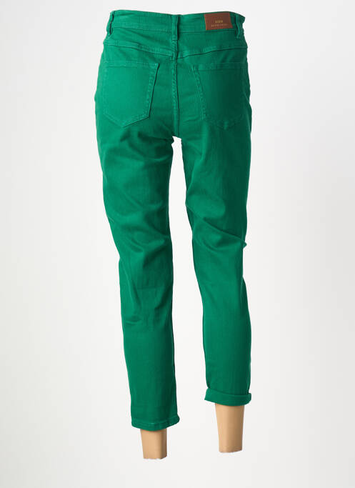 Jeans coupe slim stretch taille normale vert ONADO femme