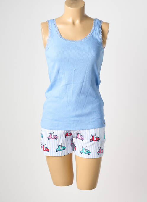 Pyjama ajustée bleu REBELLE BY PASTUNETTE femme