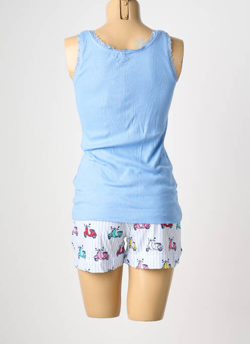Pyjama ajustée bleu REBELLE BY PASTUNETTE femme