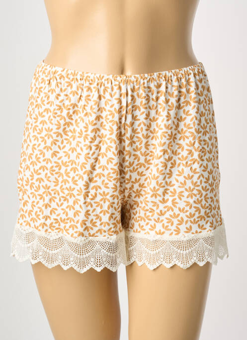 Shorty stretch marron ANTIGEL femme