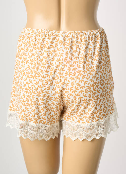 Shorty stretch marron ANTIGEL femme