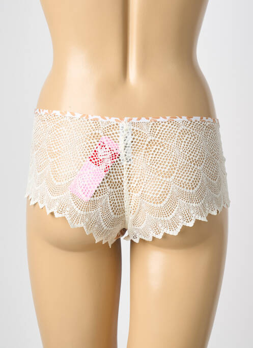 Shorty effet matière satinée beige ANTIGEL femme