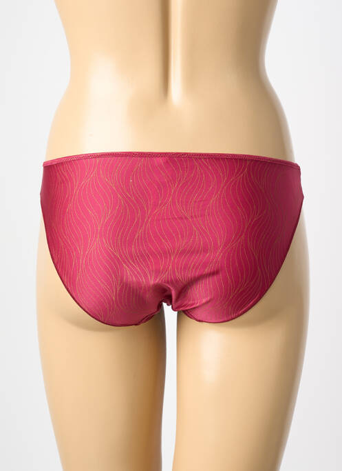 Culotte tissage satiné rouge ANTIGEL femme