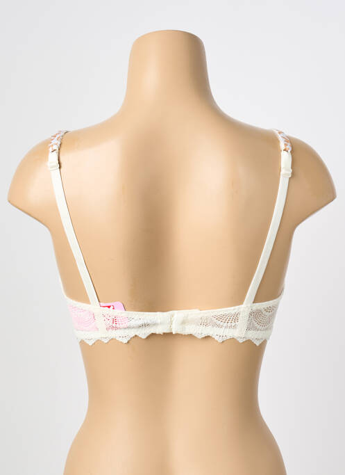 Soutien-gorge broderie haut soutien-gorge emboitant beige ANTIGEL femme