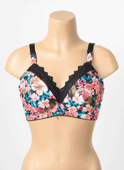 Soutien-gorge sans armature haut soutien-gorge emboitant noir ANTIGEL femme