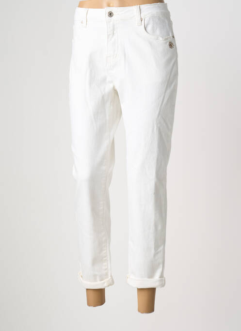 Jeans coupe slim beige SARAH JOHN femme