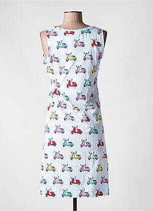 Chemise de nuit imprimé fantaisie bleu REBELLE BY PASTUNETTE femme