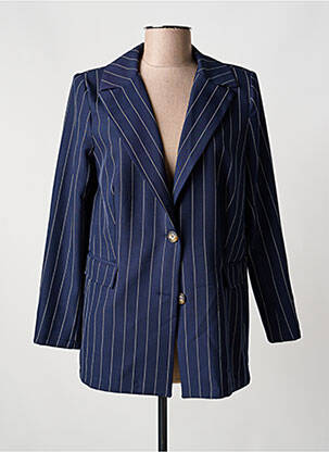 Blazer coupe cintrée bleu HALOGENE femme