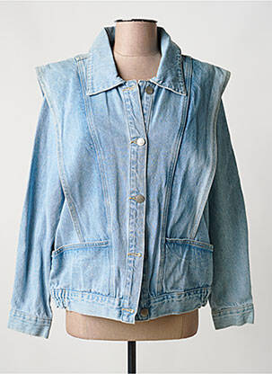Veste casual coupe droite bleu REDIAL femme