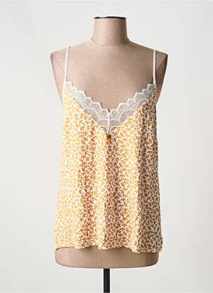 Top/caraco stretch jaune ANTIGEL femme