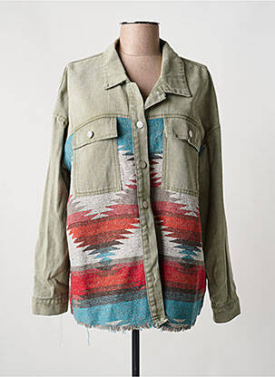 Veste casual vert MYSTERY JANE femme