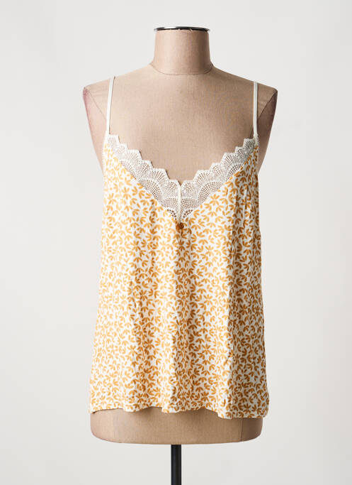 Top/caraco stretch jaune ANTIGEL femme