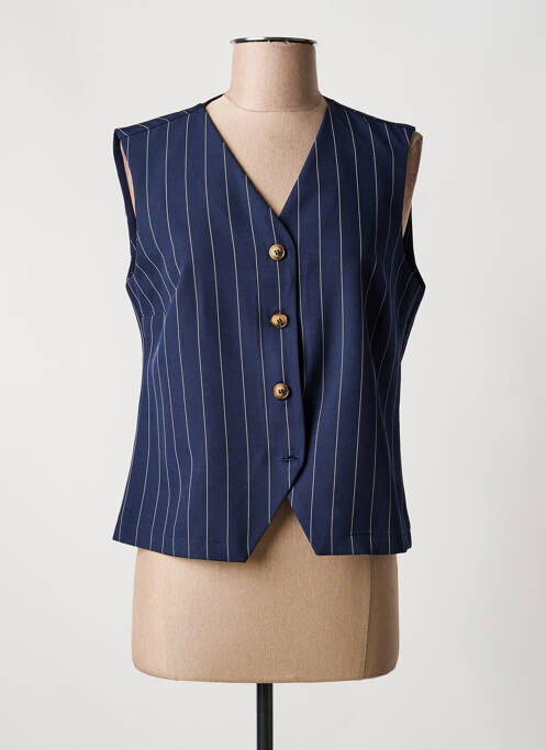 Gilet sans manche bleu HALOGENE femme