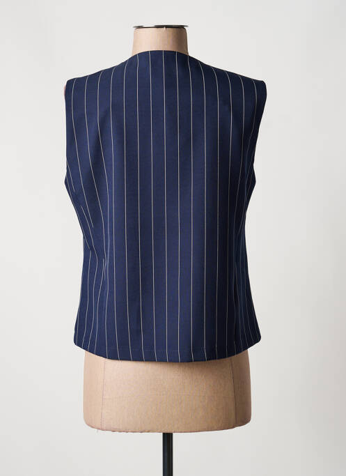 Gilet sans manche bleu HALOGENE femme