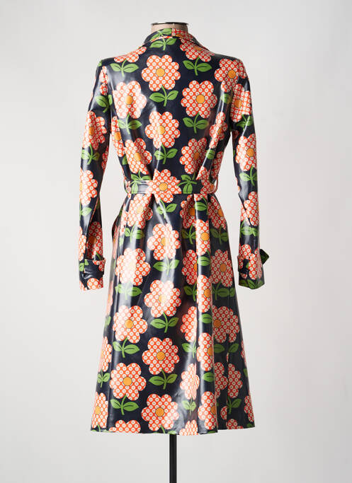 Manteau long noir HIPPOCAMPE femme