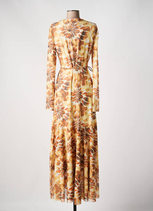 Robe longue jaune CHOKLATE femme