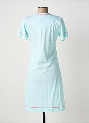Chemise de nuit sérigraphie bleu REBELLE BY PASTUNETTE femme