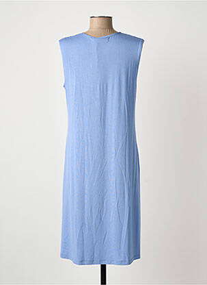 Chemise de nuit col v bleu PASTUNETTE femme