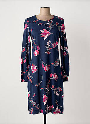 Chemise de nuit manches longues bleu PASTUNETTE femme