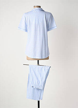 Pyjama tissage jersey bleu PASTUNETTE femme
