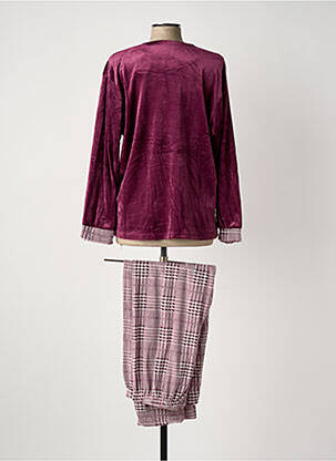 Pyjama coupe droite rouge LOVELX femme