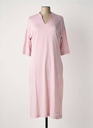 Chemise de nuit col v rose PASTUNETTE femme