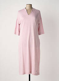 Chemise de nuit col v rose PASTUNETTE femme