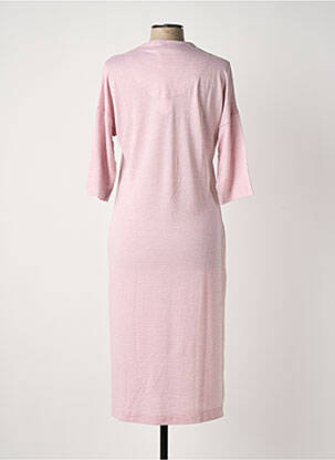 Chemise de nuit col v rose PASTUNETTE femme