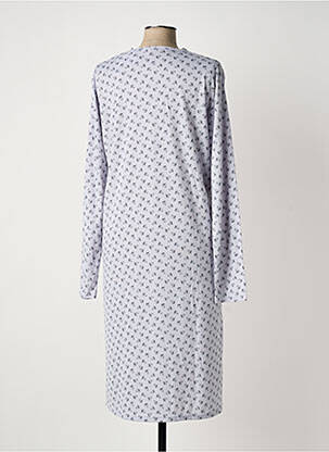 Chemise de nuit manches longues gris CARESS femme