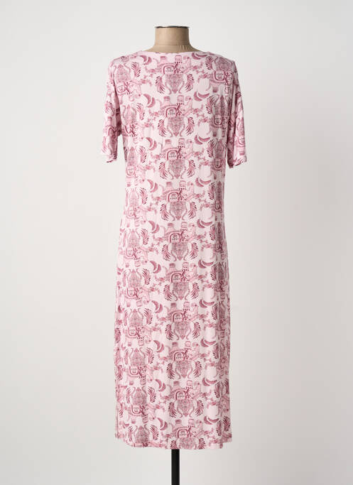 Chemise de nuit col v rose PASTUNETTE femme