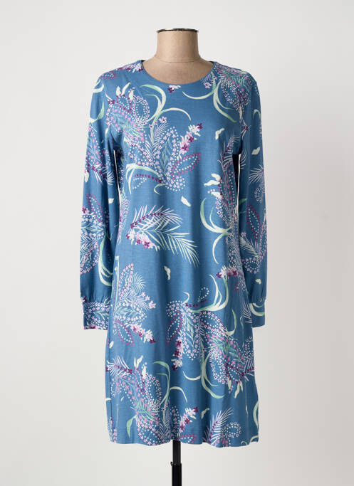 Chemise de nuit imprimé fleurs bleu PASTUNETTE femme