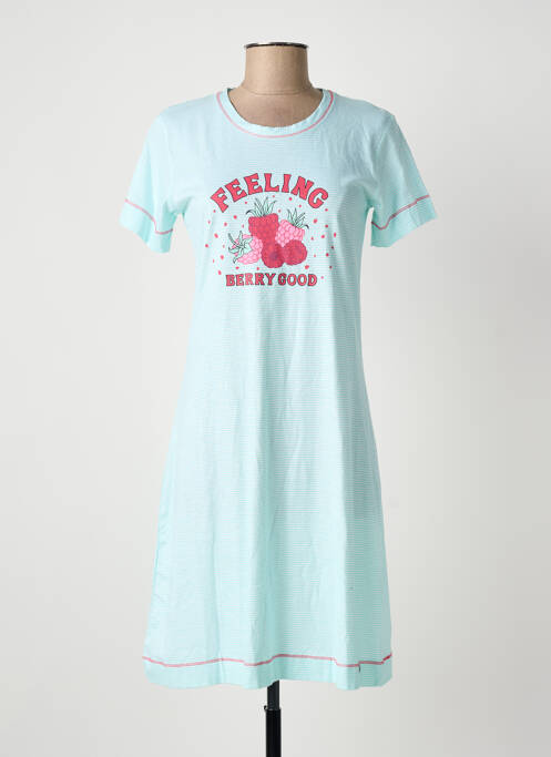 Chemise de nuit bleu REBELLE BY PASTUNETTE femme