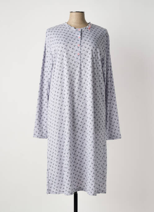 Chemise de nuit gris CARESS femme