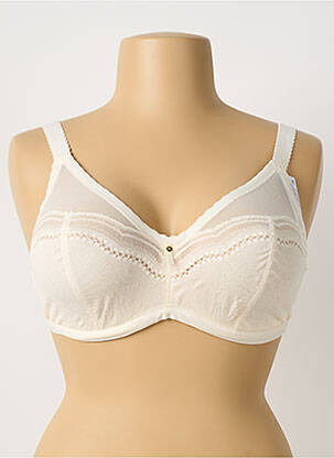 Soutien-gorge effet matière satinée haut soutien-gorge emboitant beige PLAYTEX femme
