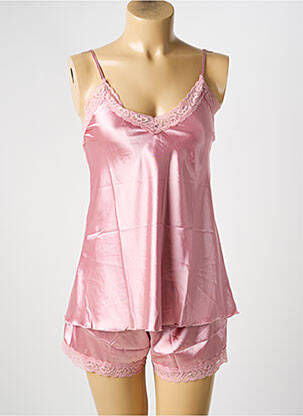 Pyjama col v rose COOTAIYA femme