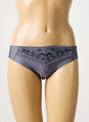 Culotte tissage satiné gris CHANTELLE femme