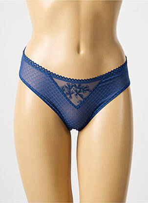 Culotte tissage satiné bleu CHANTELLE femme