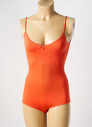 Body lingerie orange TYZI femme