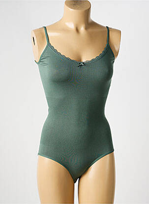 Body lingerie vert TYZI femme