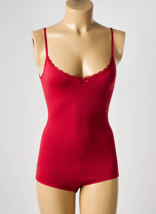 Body lingerie stretch rouge TYZI femme