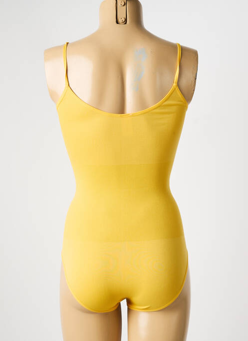 Body lingerie stretch jaune TYZI femme
