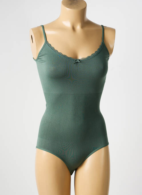Body lingerie stretch vert TYZI femme