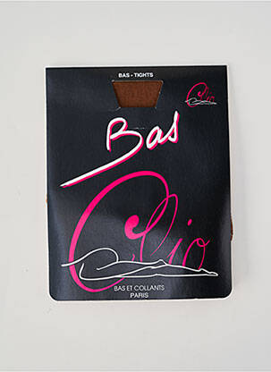 Bas marron CLIO femme