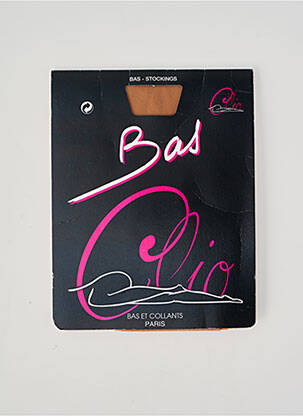 Bas marron CLIO femme