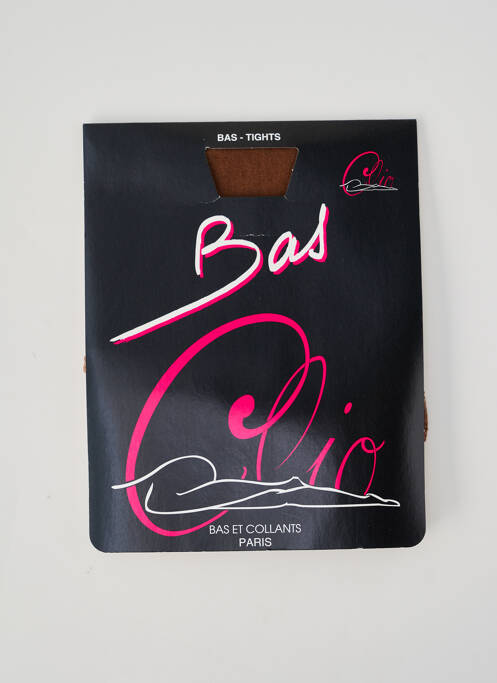 Bas marron CLIO femme