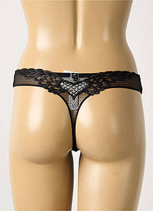 String stretch noir LOUISA BRACQ femme
