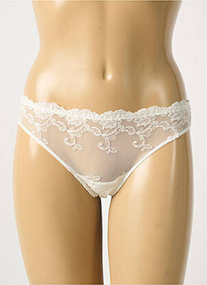 String légère et transparente blanc AMBRA femme